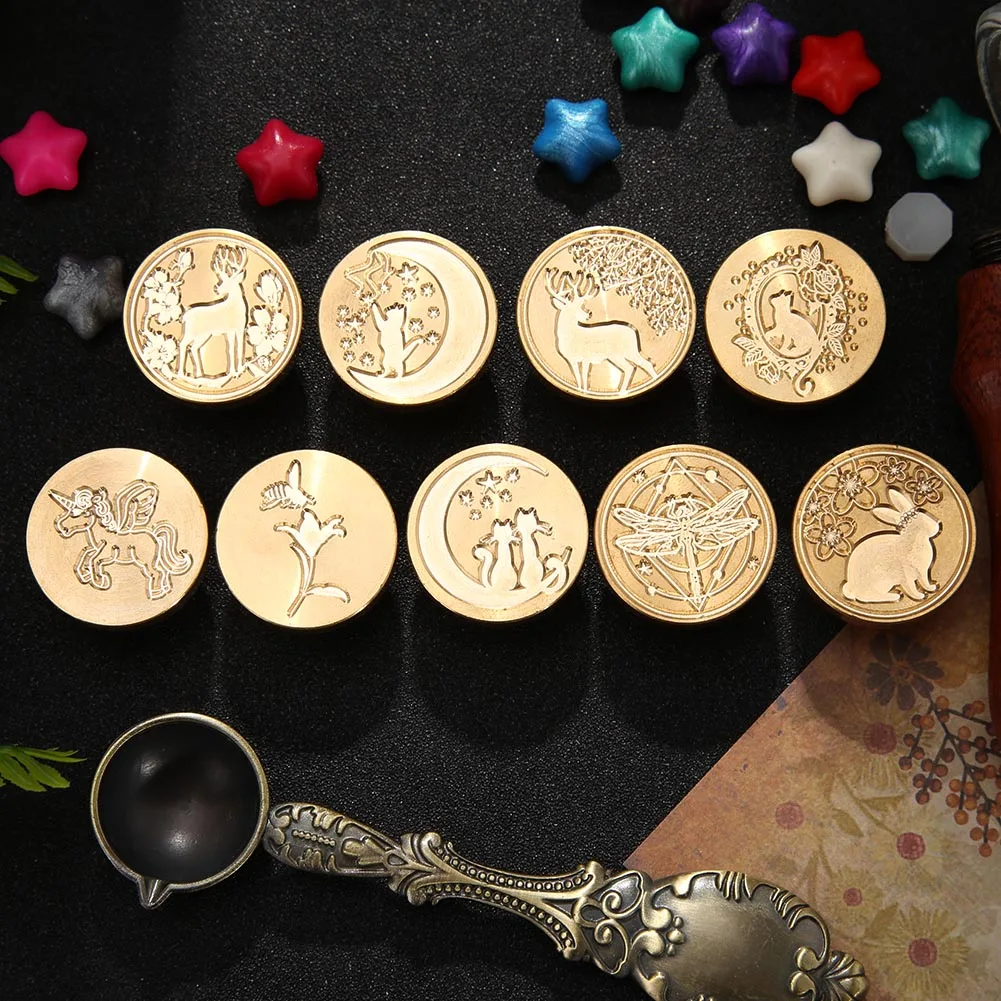 Animal Pattern Fire Painting Stamp Wax Seal for Stamping Envelope Gift Card Scrapbooking Wedding Decorative Envelope Gift
Animal Pattern Fire Painting Stamp Wax Seal for Stamping Envelope Gift Card Scrapbooking Wedding Decorative Envelope Gift