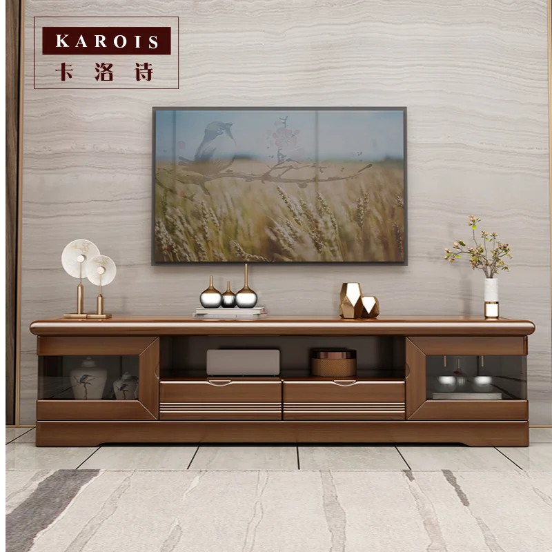 Karois1803 Walnut Tv Cabinet New Chinese-style Light Luxury Living Room High-end Audio-visual Cabinet Tv Cabinet
Karois1803 Walnut Tv Cabinet New Chinese-style Light Luxury Living Room High-end Audio-visual Cabinet Tv Cabinet