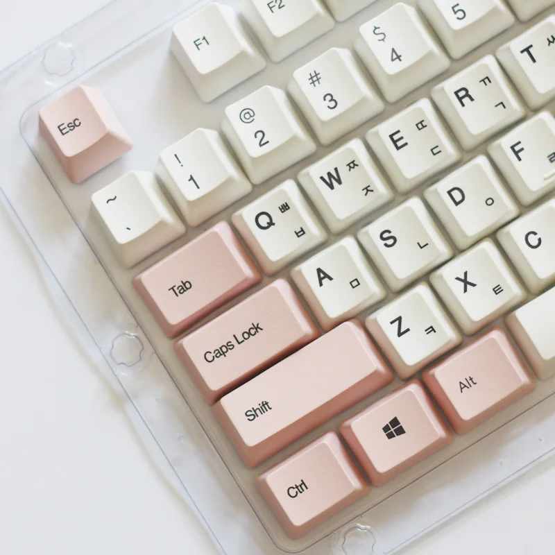 PBT корейские колпачки для клавиш без подсветки переключатели Cherry Mx с 104 клавишами