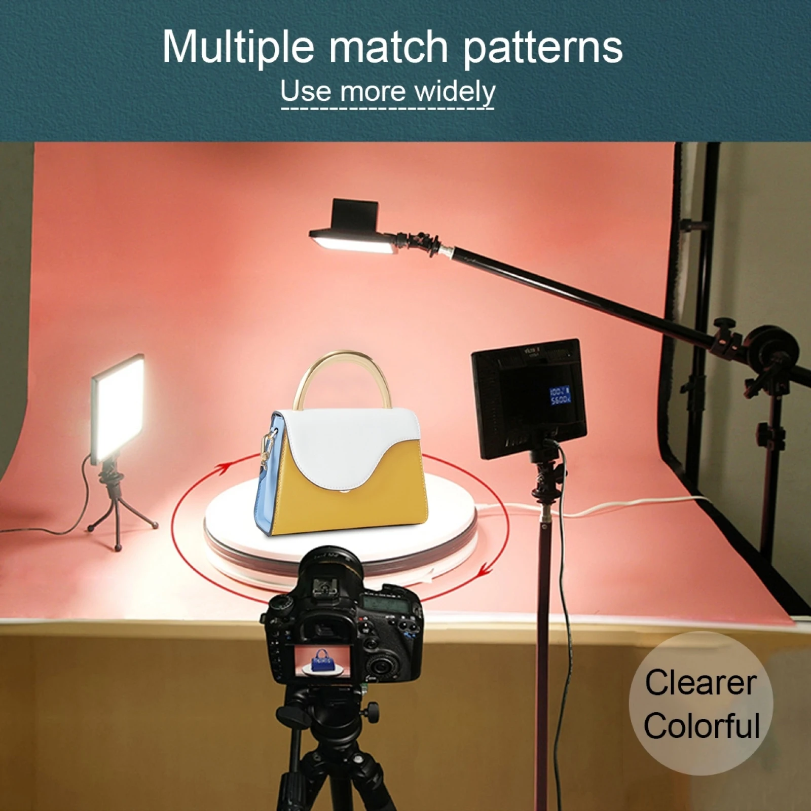 PULUZ 116 LEDs 12W Dimmable Bi-color LED Video Light 3300-5600K Studio Light For YouTube Video Vlog Photo Light & Remote Control
PULUZ 116 LEDs 12W Dimmable Bi-color LED Video Light 3300-5600K Studio Light For YouTube Video Vlog Photo Light & Remote Control