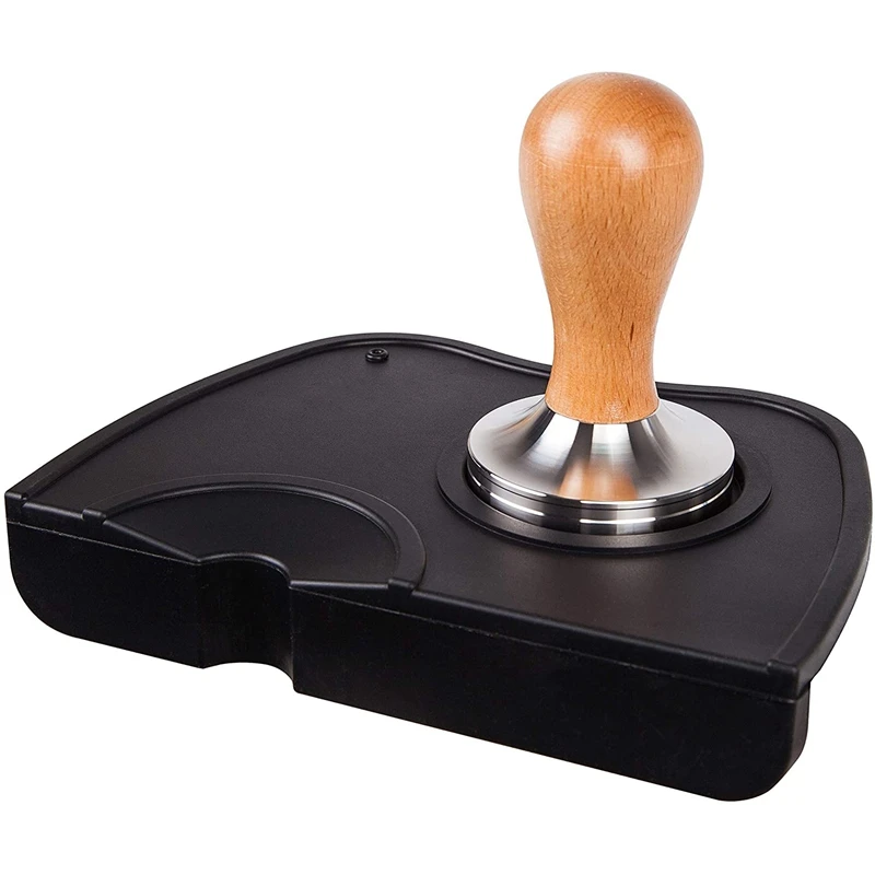Coffee Tamper 58mm Espresso Machine Portafilter Leveler Stainless Steel Barista Powder Tamper Tool Set with Silicone Mat
Coffee Tamper 58mm Espresso Machine Portafilter Leveler Stainless Steel Barista Powder Tamper Tool Set with Silicone Mat