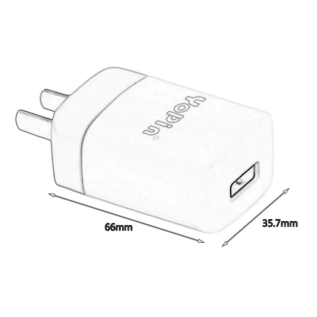 Yopin Standard Universal Power Adapter Converter 5V/2.1A Travel Charger USB Charging Power Socket Plug
Yopin Standard Universal Power Adapter Converter 5V/2.1A Travel Charger USB Charging Power Socket Plug