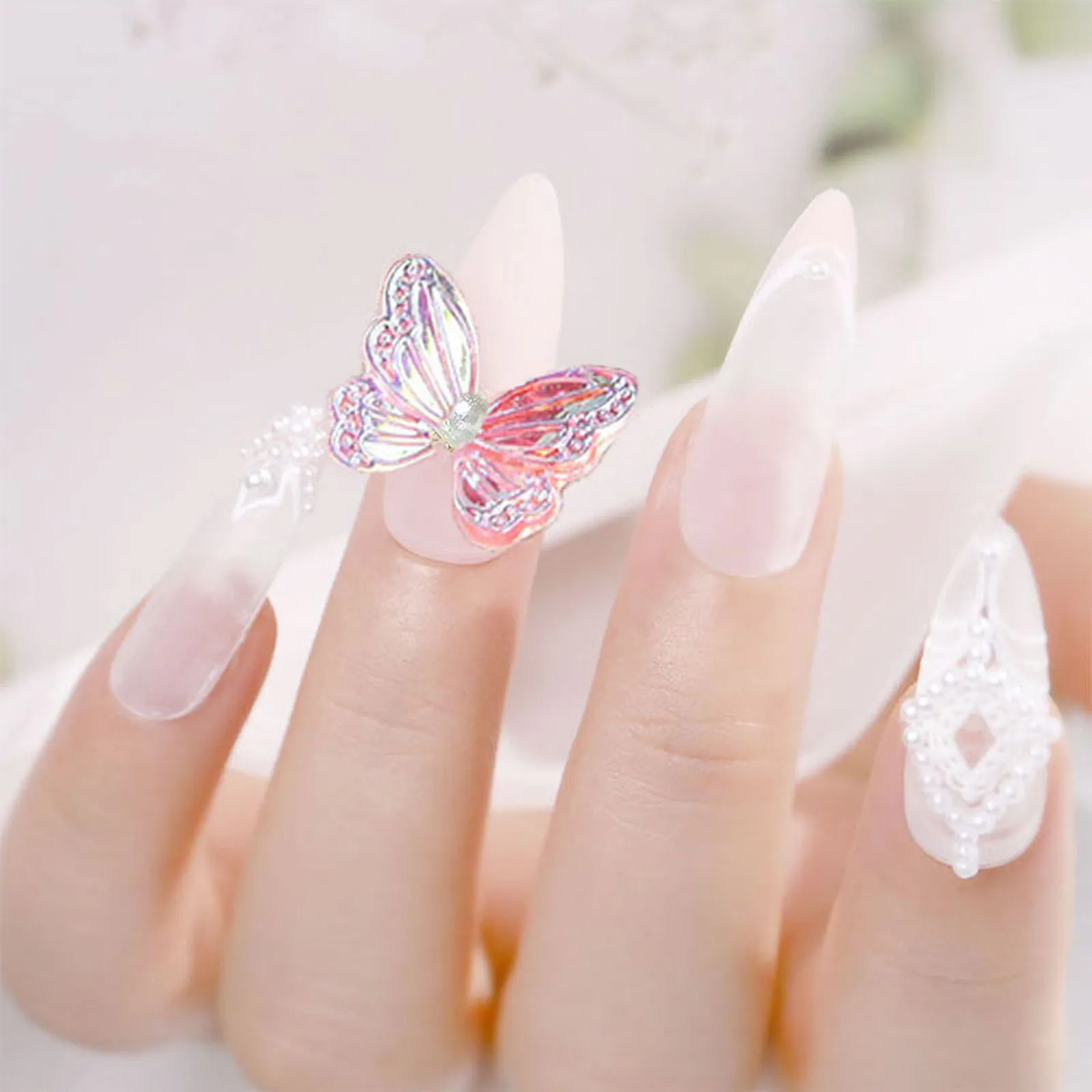 Wings Wave Strip Symphony Butterflies 3D Nail Art Decoration Nail Art DIY Design Nail Jewelry Manicure Accessories
Wings Wave Strip Symphony Butterflies 3D Nail Art Decoration Nail Art DIY Design Nail Jewelry Manicure Accessories