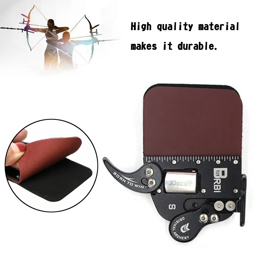 Leather Finger Guard Finger Tab Protection Pad Glove Tab Bow Archery Protector
Leather Finger Guard Finger Tab Protection Pad Glove Tab Bow Archery Protector