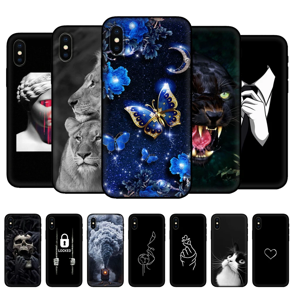 For iphone X XS XR Case soft Silicon Cover For iphone xs max coque etui bumper back Phone cover full protective black tpu case
For iphone X XS XR Case soft Silicon Cover For iphone xs max coque etui bumper back Phone cover full protective black tpu case