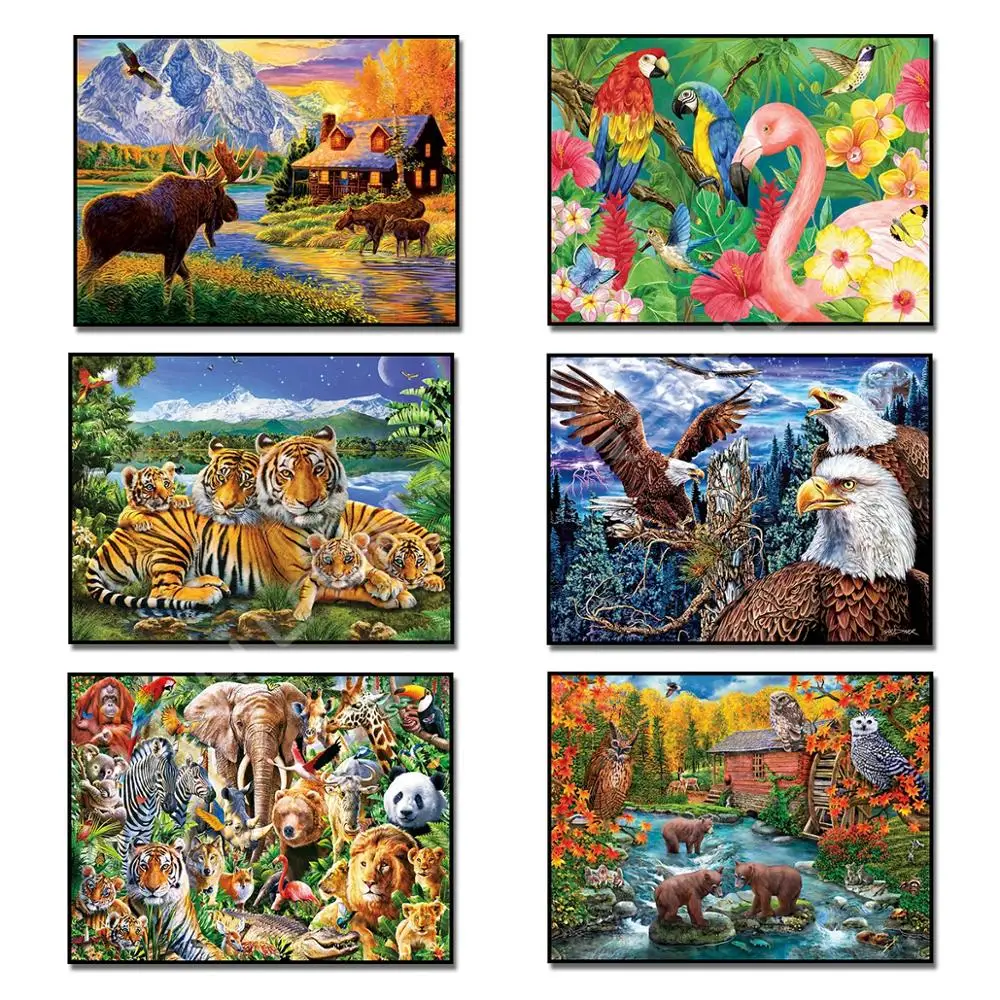 Full Square/Round Diamond Painting Handmade Cross Stitch Animals Diamond Mosaic Picture Tiger Family Crystal Diamond Embroidery
Full Square/Round Diamond Painting Handmade Cross Stitch Animals Diamond Mosaic Picture Tiger Family Crystal Diamond Embroidery