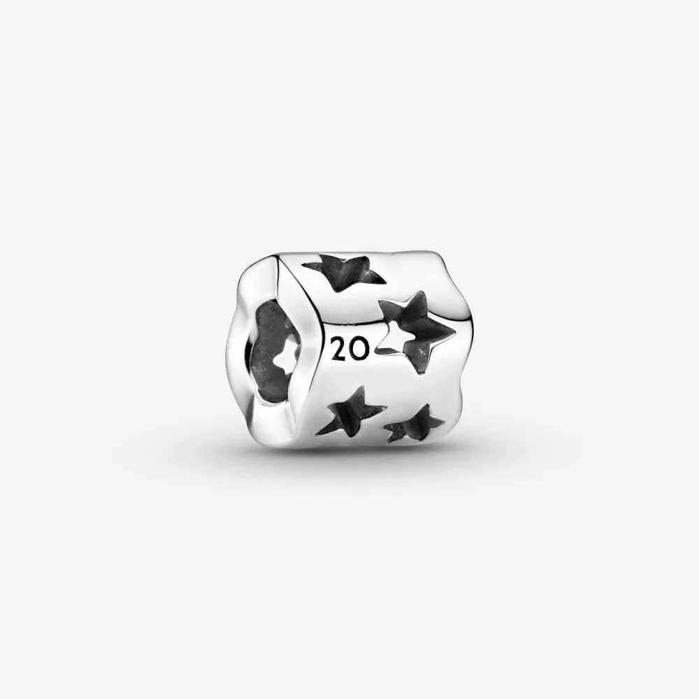 20th Anniversary Stars Charm Charms 925 Sterling Silver Beads With Blue Fit Bracelets Christmas Gift DIY For Women Jewelry
20th Anniversary Stars Charm Charms 925 Sterling Silver Beads With Blue Fit Bracelets Christmas Gift DIY For Women Jewelry