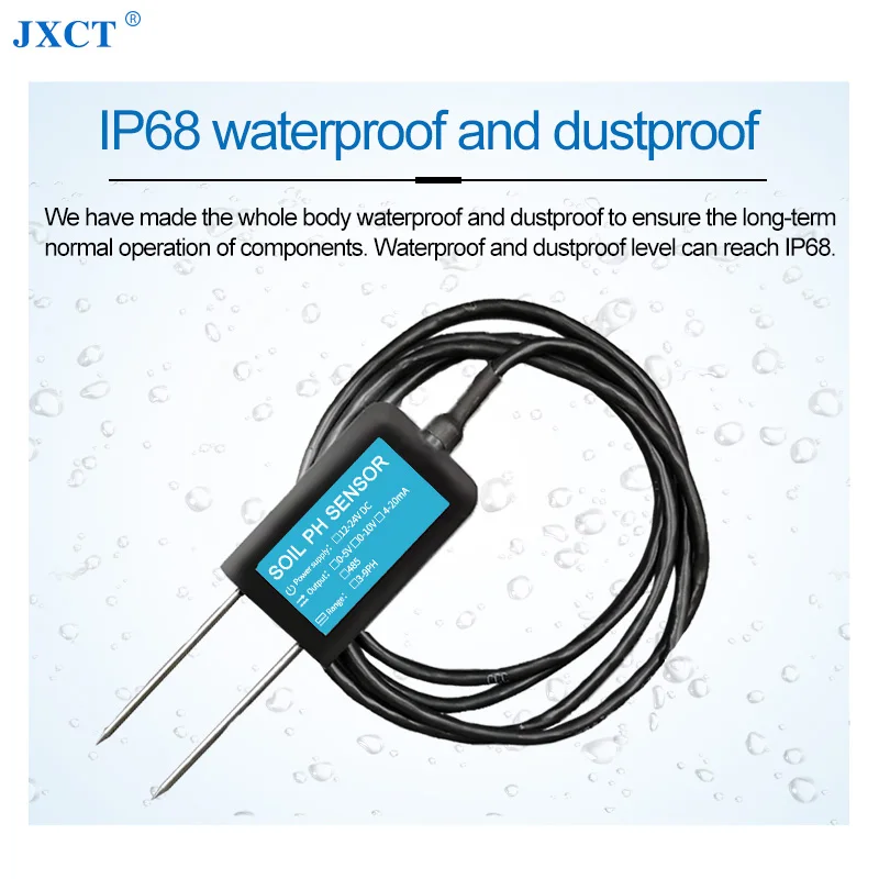 JXCT Good Quality High Sensitivity And Fast Response 4-20mA Agriculture PH Meter Soil PH Sensor 420mA
JXCT Good Quality High Sensitivity And Fast Response 4-20mA Agriculture PH Meter Soil PH Sensor 420mA