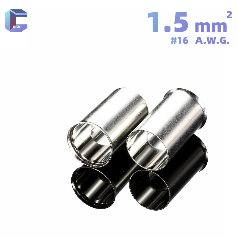 2000Pcs EN1506 1507 1508 1510 1512 1515 1518 Copper Cold Press Sleeve Tube Uninsulated Naked Connector Ferrule Cord End Terminal
2000Pcs EN1506 1507 1508 1510 1512 1515 1518 Copper Cold Press Sleeve Tube Uninsulated Naked Connector Ferrule Cord End Terminal