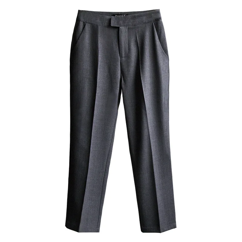 Smoke grey suit pants women's professional work pants commuting ol quarter Leggings high waist slim women's trousers
Smoke grey suit pants women's professional work pants commuting ol quarter Leggings high waist slim women's trousers