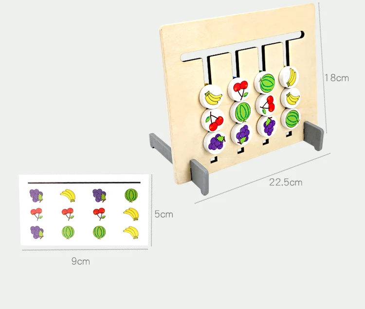 Dropshipping Children's Memory Game Montessori Children's Wooden Toy Logic 2 Sides Children's Education Toy Gift 3-6 years old
Dropshipping Children's Memory Game Montessori Children's Wooden Toy Logic 2 Sides Children's Education Toy Gift 3-6 years old