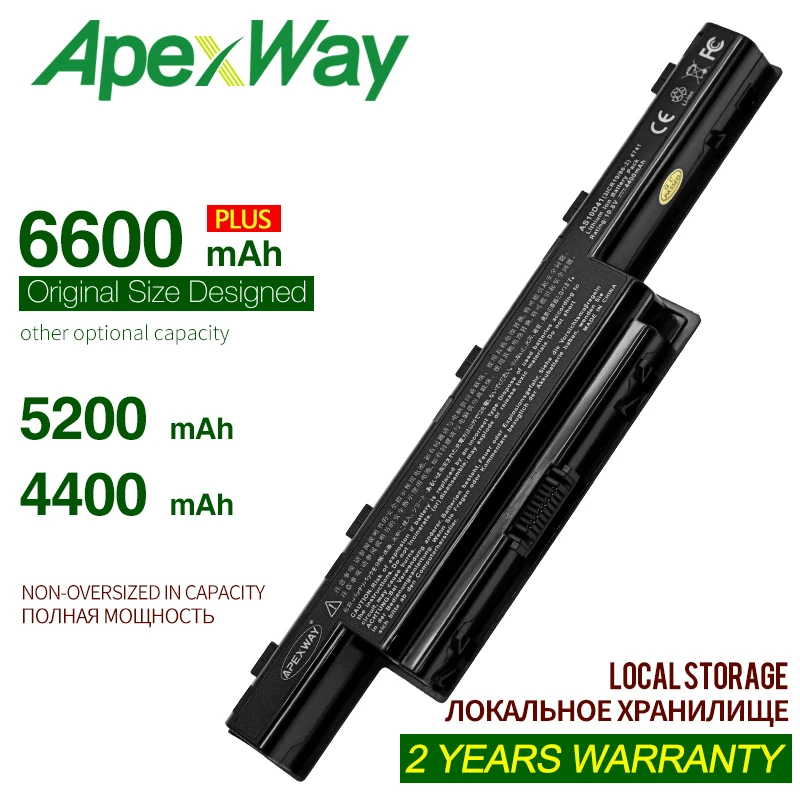 6 ячеек 10 8 В ноутбука Батарея для acer Aspire 5750G v3 4741 AS10D41 V3 571G AS10D31 AS10D81 AS10D51 AS10D75 7551 5551G 7741