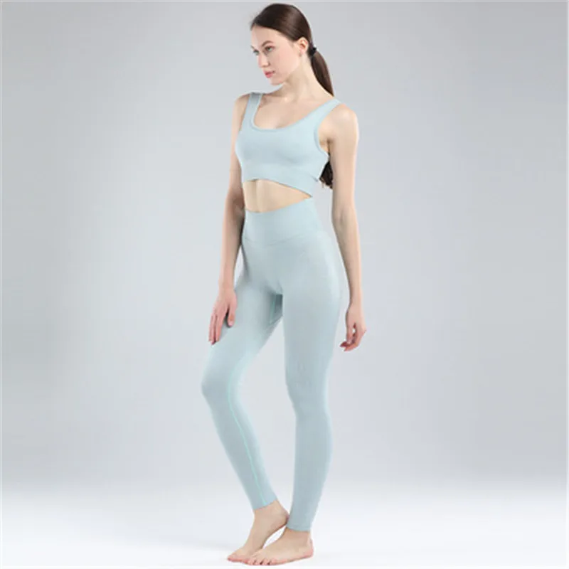 Women's Fitness Sports Yoga Wear Seamless Yoga Set Women's Long Sleeve Bra Yoga Wear Sports Workout Wear 3-piece Running Wear
Women's Fitness Sports Yoga Wear Seamless Yoga Set Women's Long Sleeve Bra Yoga Wear Sports Workout Wear 3-piece Running Wear