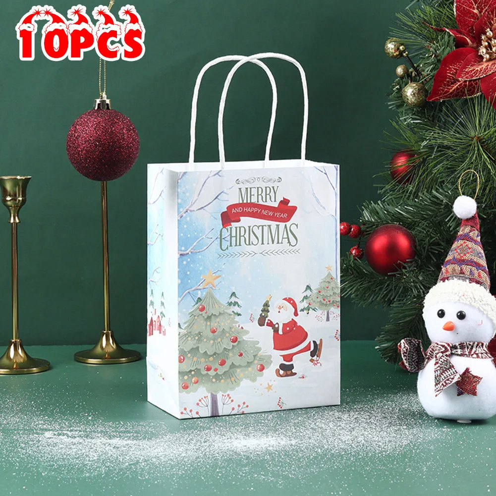 10pcs Christmas Bag Wrapping Paper Retail Bag Present Christmas Favor Supplies 15 X 8 X 21cm For Christmas /party Gift Bags
10pcs Christmas Bag Wrapping Paper Retail Bag Present Christmas Favor Supplies 15 X 8 X 21cm For Christmas /party Gift Bags