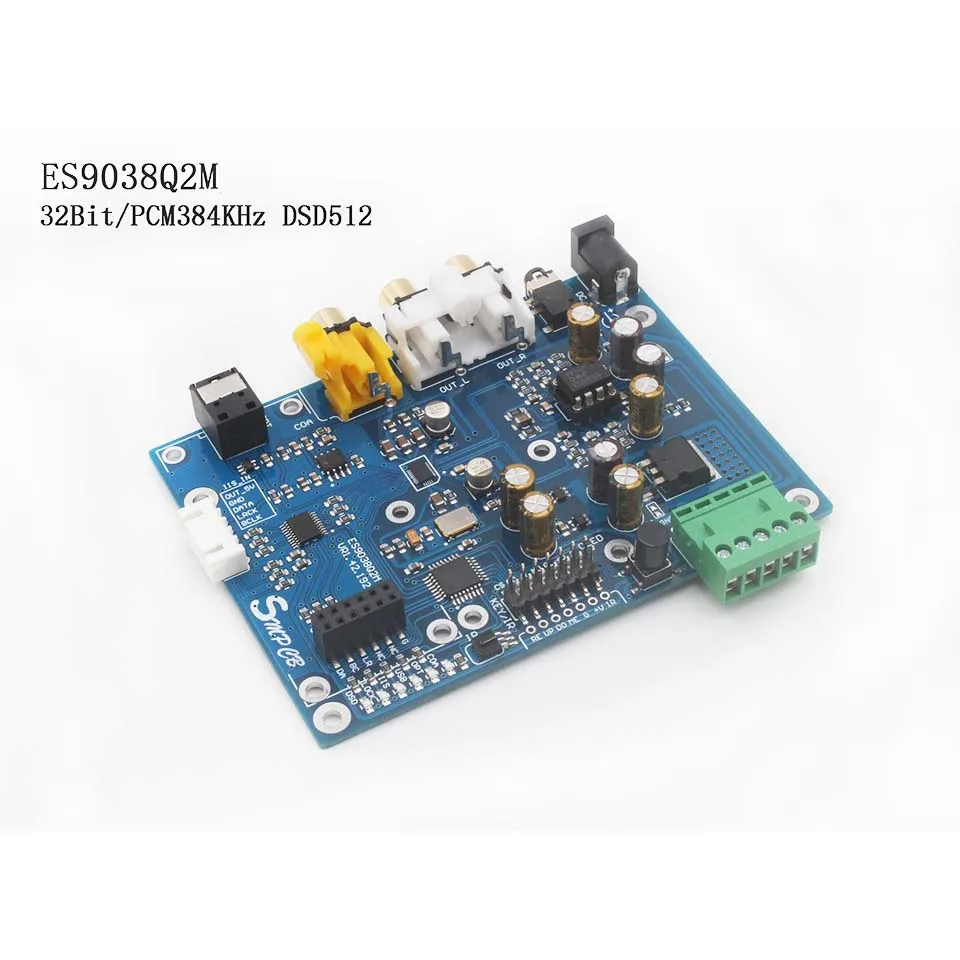 Фото ES9038 Q2M DAC DSD декодер плата поддерживает IIS DOP 384 кГц DSD512|Усилители - купить