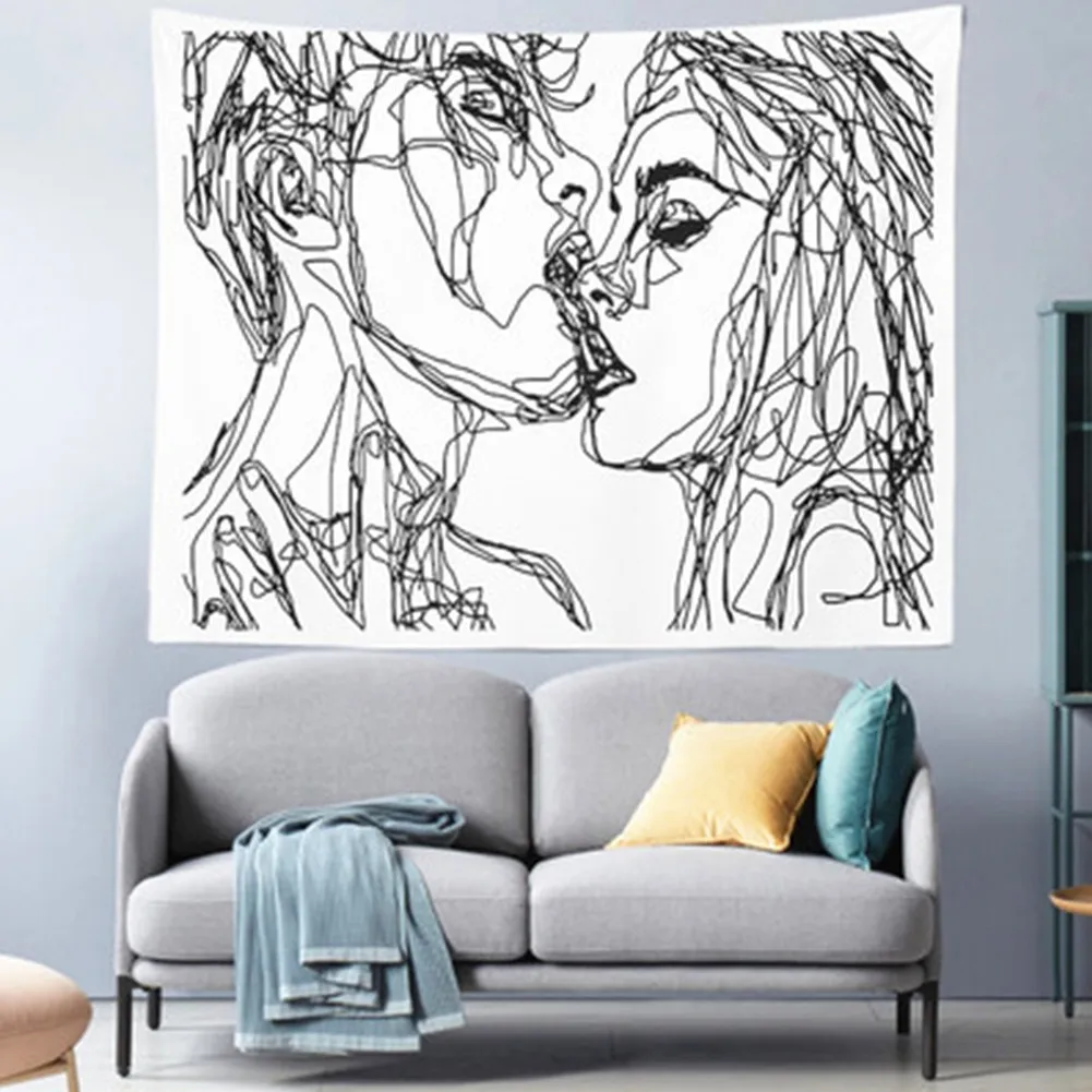 Creative Line Draw Tapestry Hanging Hippie Boho Decor Tapestry Abstract Carpet Wall Cloth Mandala Tapestry Home Bedroom Decor
Creative Line Draw Tapestry Hanging Hippie Boho Decor Tapestry Abstract Carpet Wall Cloth Mandala Tapestry Home Bedroom Decor