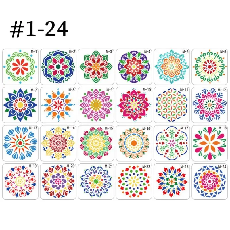 24/48 шт Мандала Трафареты шаблон чертежа «сделай сам» Картина бумажные карточки для скрапбукинга
24/48 шт Мандала Трафареты шаблон чертежа «сделай сам» Картина бумажные карточки для скрапбукинга
