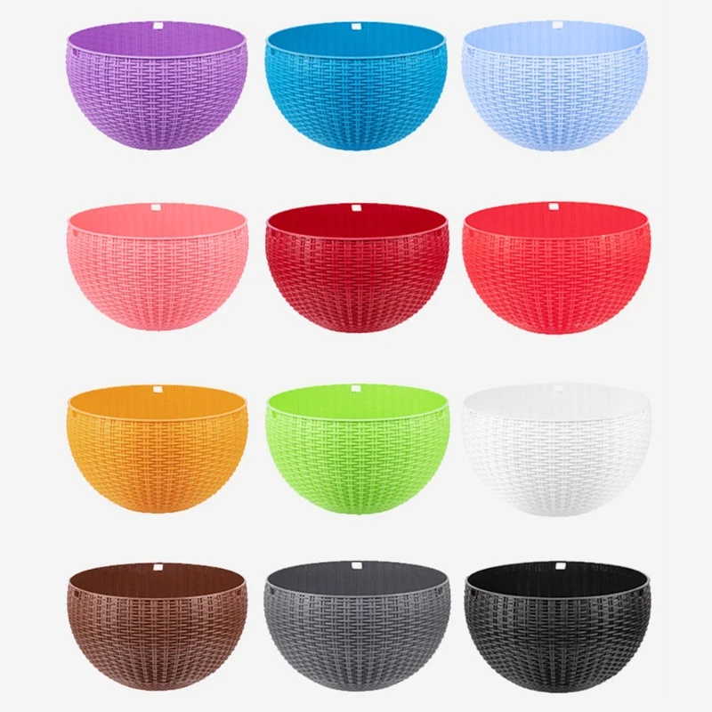 Round Plastic Flower Pot Chain Hanging Planter Basket Home Garden Fence Balcony Plant Flowerpot Decor
Round Plastic Flower Pot Chain Hanging Planter Basket Home Garden Fence Balcony Plant Flowerpot Decor