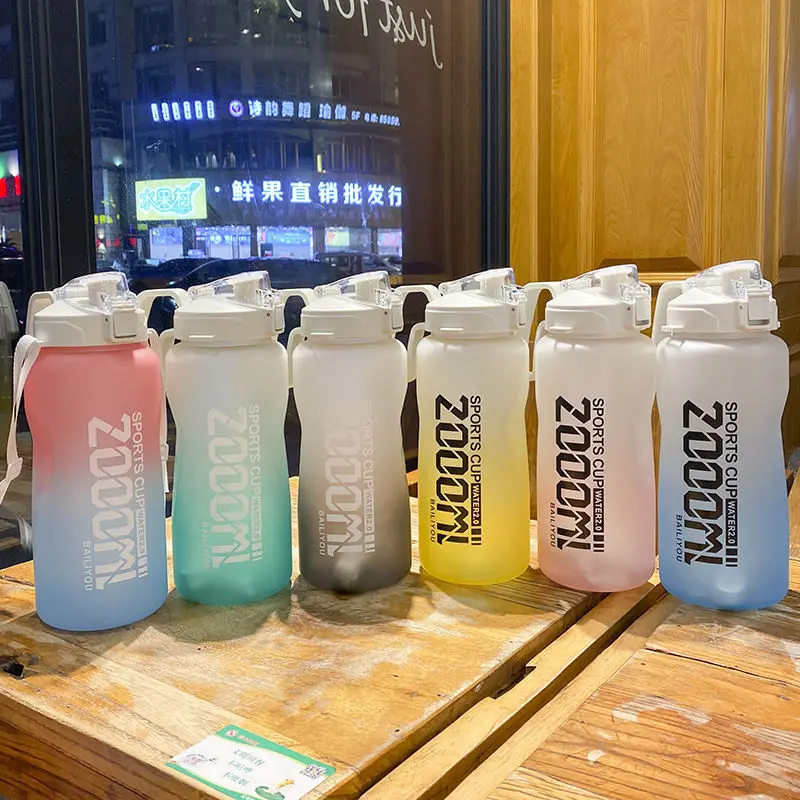 New Quality 2L 64oz Leakproof Tritran BPA Free Water Bottle with Motivational Time Marker Flip-Flop To Ensure Drink Enough Daily
New Quality 2L 64oz Leakproof Tritran BPA Free Water Bottle with Motivational Time Marker Flip-Flop To Ensure Drink Enough Daily