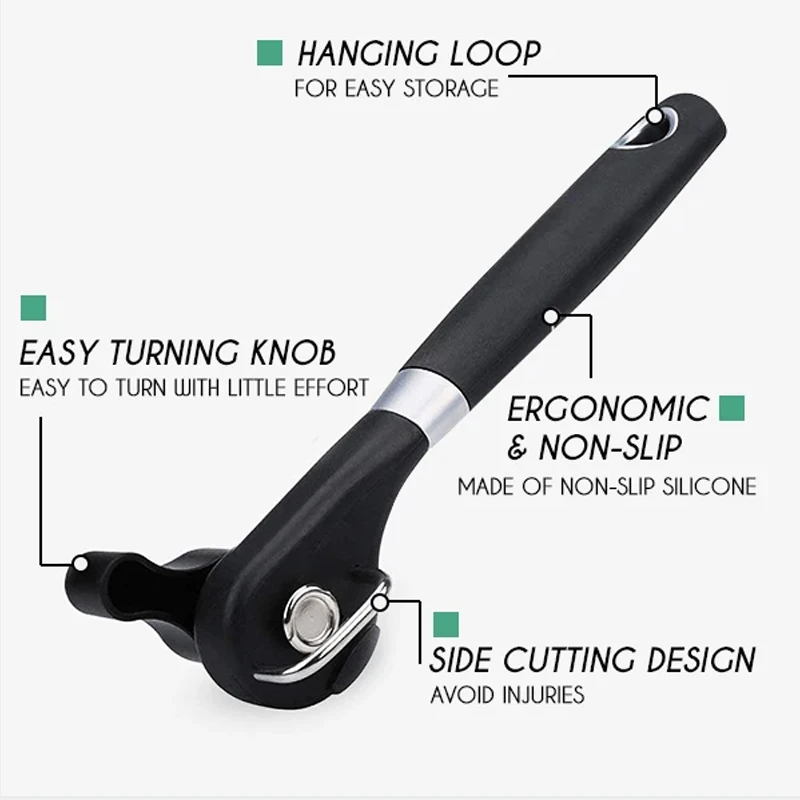 New Portable Multifunction Stainless Steel Safety Side Cut Manual Can Tin Opener Smooth and Safe Edge Cut Dropshipping
New Portable Multifunction Stainless Steel Safety Side Cut Manual Can Tin Opener Smooth and Safe Edge Cut Dropshipping