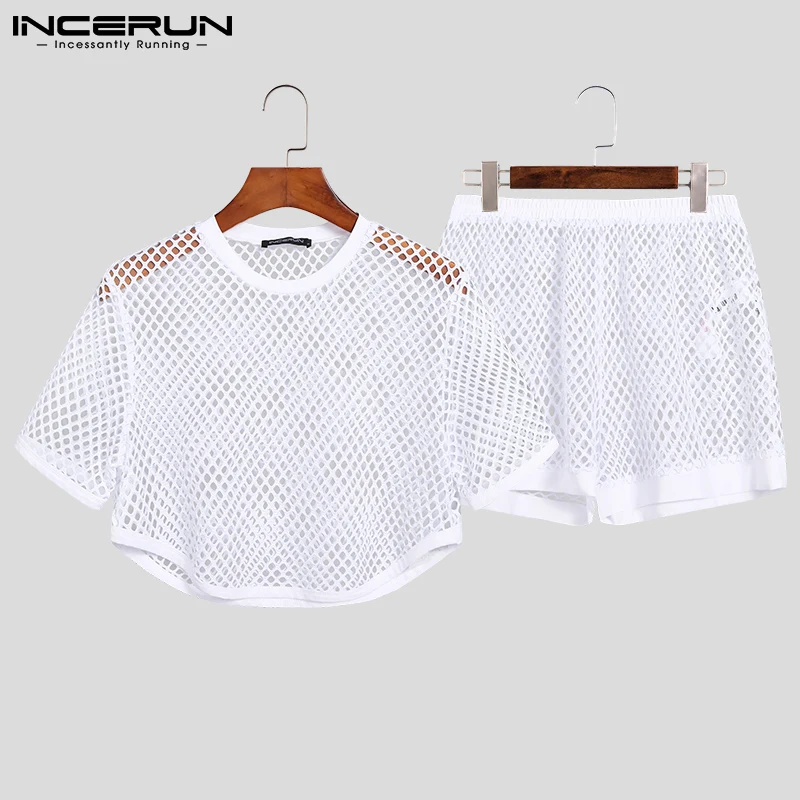 2021 New Mens Suit Sexy Casual Grid Perspective Fashion Comfortable Homewear Round Neck Short Sleeve Shorts Sets S-5XL INCERUN
2021 New Mens Suit Sexy Casual Grid Perspective Fashion Comfortable Homewear Round Neck Short Sleeve Shorts Sets S-5XL INCERUN