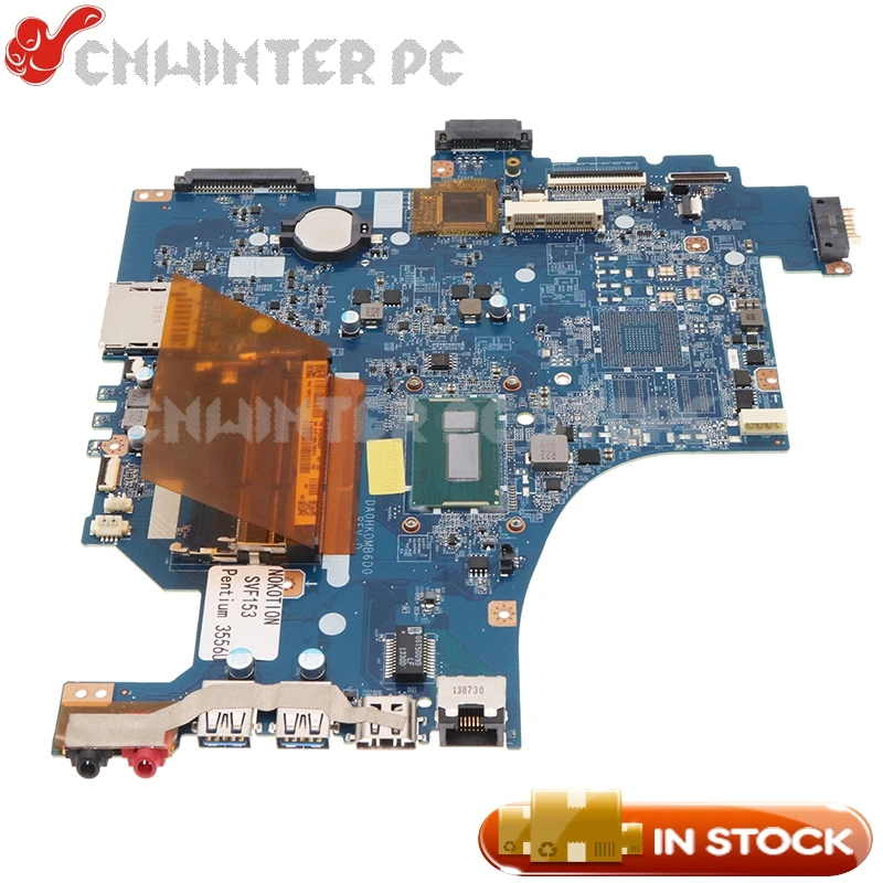 Материнская плата NOKOTION A1971754A DA0HKDMB6D0 для ноутбука SONY Vaio SVF15 серии SVF153 материнская