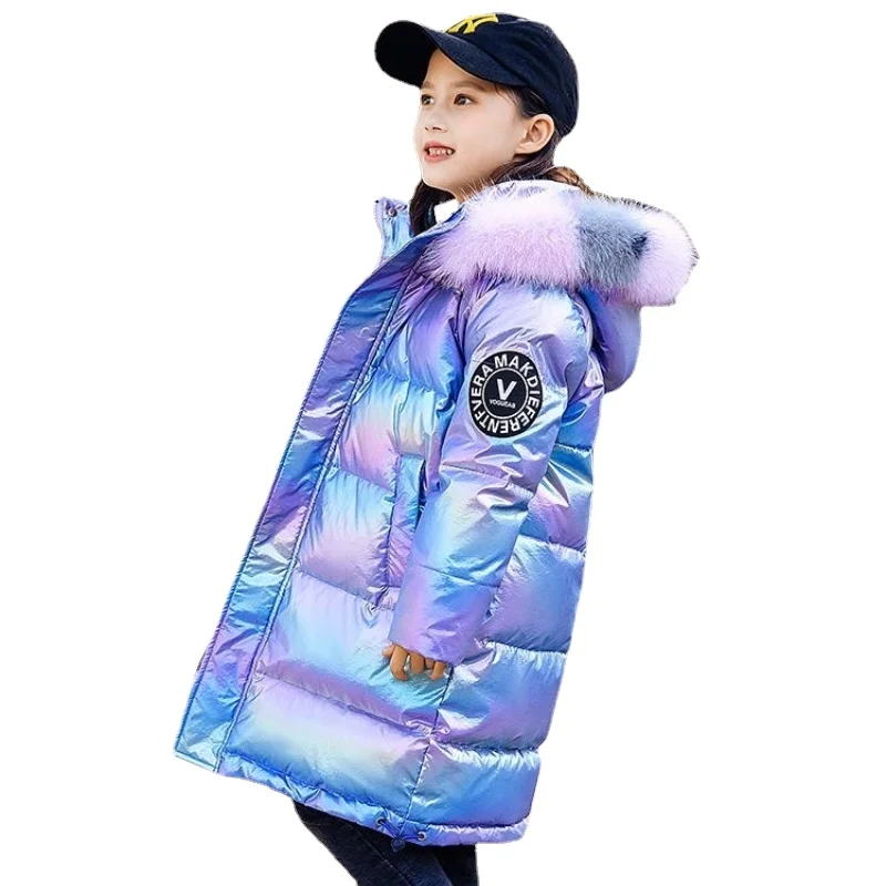 Fashion Children's Cotton Jacket for Girls Warm Parka Colored Fur Collar Thicken Outerwear Winter Clothes 5-13 Yrs Girl Snowsuit
Fashion Children's Cotton Jacket for Girls Warm Parka Colored Fur Collar Thicken Outerwear Winter Clothes 5-13 Yrs Girl Snowsuit