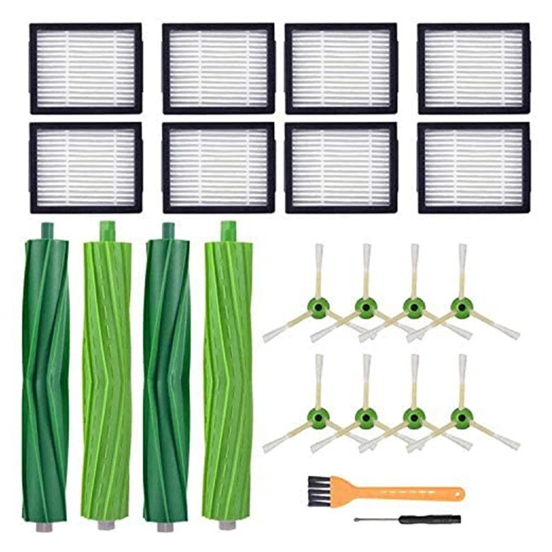 Replacement Parts for IRobot Roomba I7 I7+/I7 Plus E5 E6 Replenishment Parts, Main Brush Side Brush Filter
Replacement Parts for IRobot Roomba I7 I7+/I7 Plus E5 E6 Replenishment Parts, Main Brush Side Brush Filter