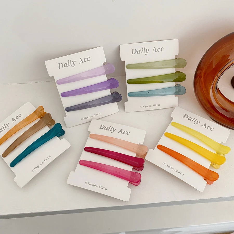 Gradual Color Jelly Hairpin Simple Versatile Bangs Clip Positioning Clip Hairpin Makeup Clip Hair Accessories Woman
Gradual Color Jelly Hairpin Simple Versatile Bangs Clip Positioning Clip Hairpin Makeup Clip Hair Accessories Woman