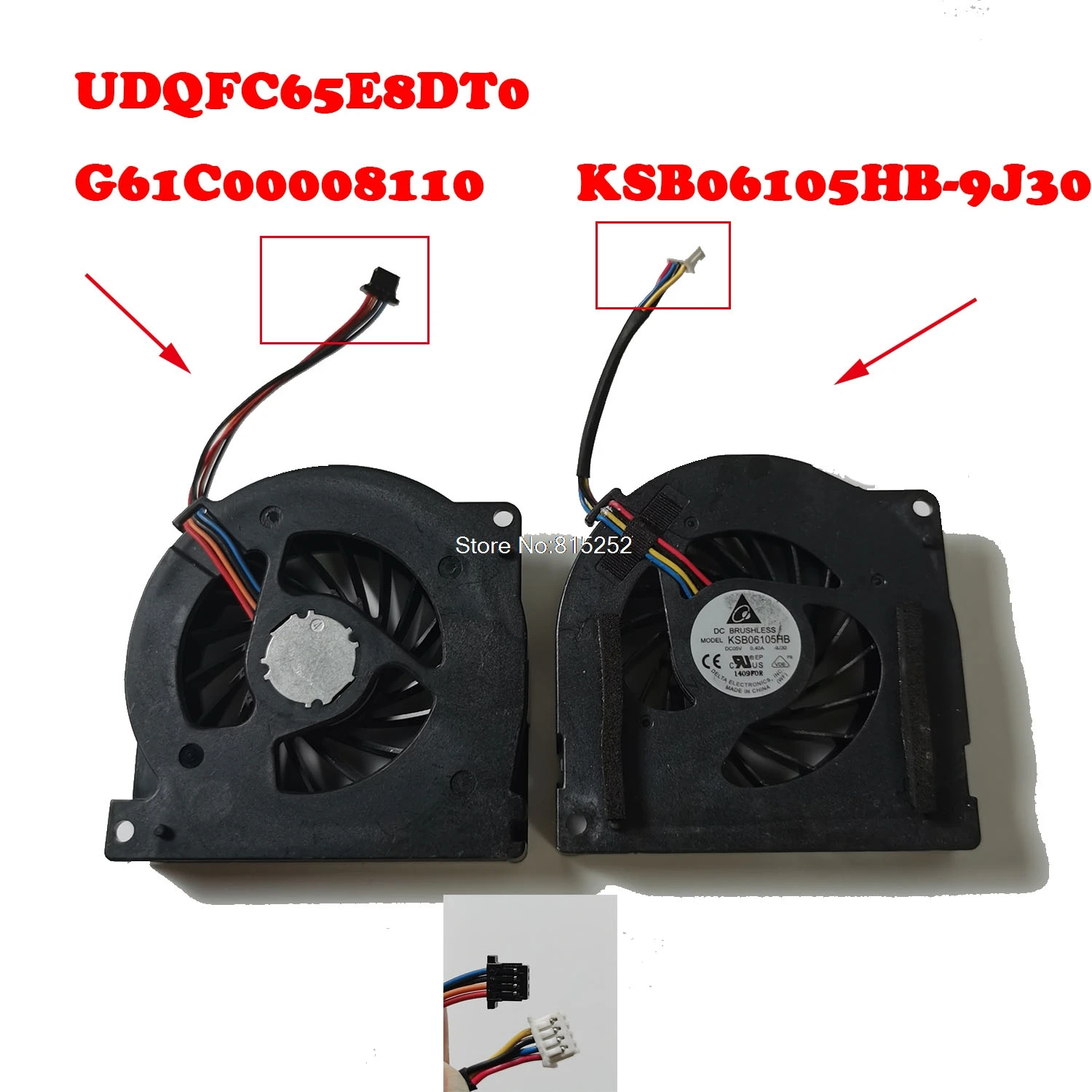 Laptop CPU FAN For ASUS K72 A72 U52 U52F UDQFC65E8DT0 G61C00008110 DC 5V 0.30A KSB06105HB-9J30 DC5V 0.40A 4-WIRES
Laptop CPU FAN For ASUS K72 A72 U52 U52F UDQFC65E8DT0 G61C00008110 DC 5V 0.30A KSB06105HB-9J30 DC5V 0.40A 4-WIRES