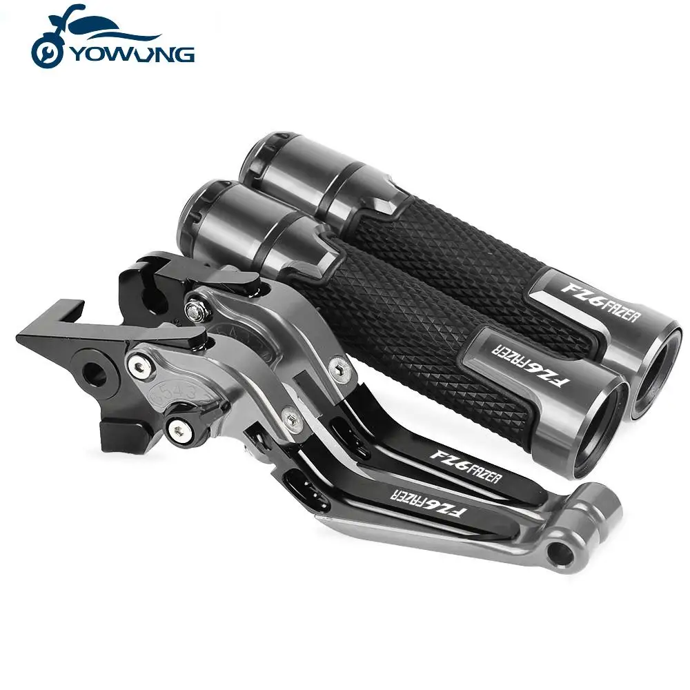Motorcycle CNC Brake Clutch Levers Handlebar knobs Handle Hand Grip Ends FOR YAMAHA FZ6 FAZER 2004 2005 2006 2007 2008 2009 2010
Motorcycle CNC Brake Clutch Levers Handlebar knobs Handle Hand Grip Ends FOR YAMAHA FZ6 FAZER 2004 2005 2006 2007 2008 2009 2010