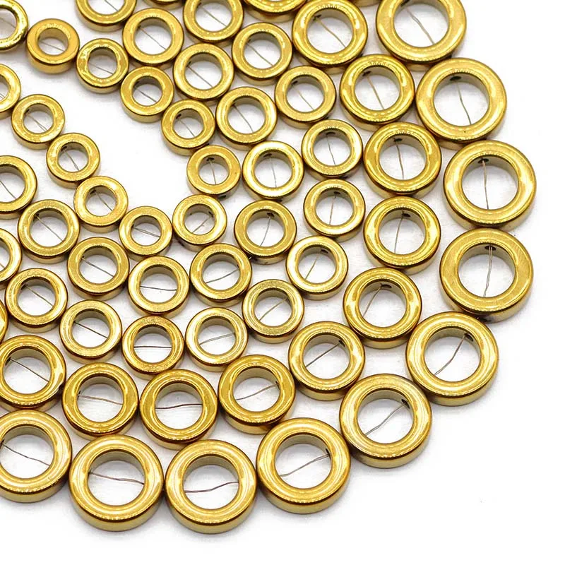 8/10/12/14MM Hematite Natural Stone Gold Round Circle Shape Spacer Charm Loose Beads For Jewelry Making DIY Bracelet Findings
8/10/12/14MM Hematite Natural Stone Gold Round Circle Shape Spacer Charm Loose Beads For Jewelry Making DIY Bracelet Findings