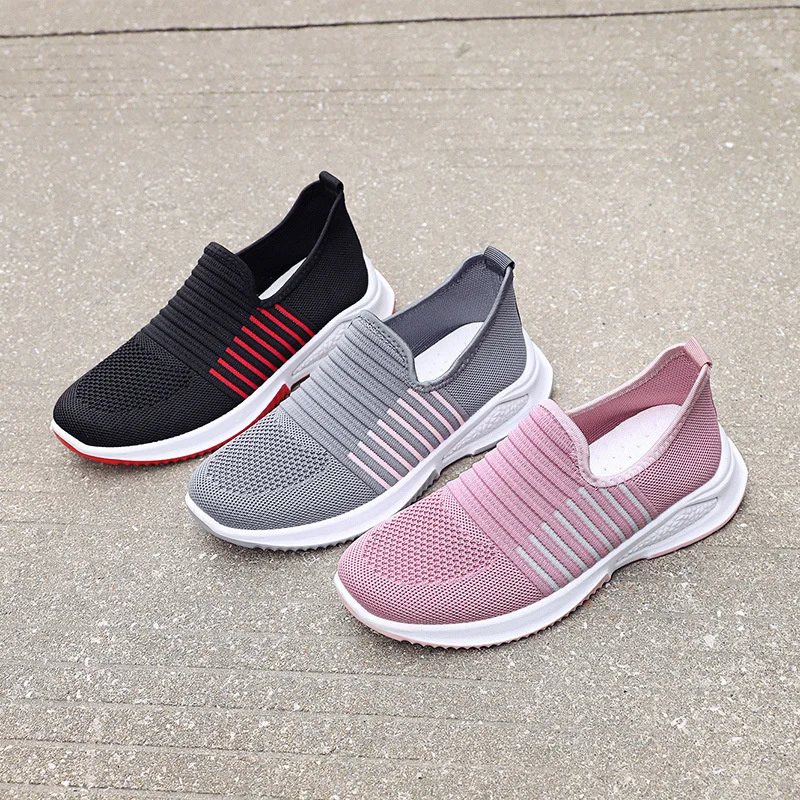 Breathable Lightweight Sports Shoes Soft Sole Casual Shoes Running Shoes Flying Woven Women's Shoes 2022 Summer New Style
Breathable Lightweight Sports Shoes Soft Sole Casual Shoes Running Shoes Flying Woven Women's Shoes 2022 Summer New Style