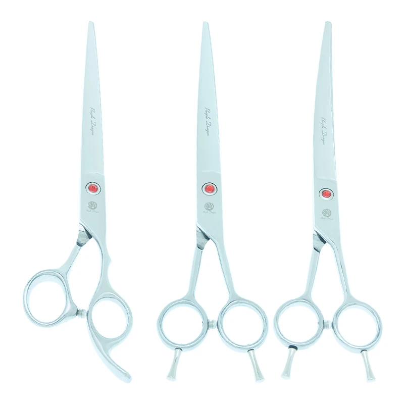Purple Dragon 8 inch Big Pet Grooming Scissors Japanese Steel Straight Cat Dog Hair Cutting Shears Animal Curved Tijeras B0061B
Purple Dragon 8 inch Big Pet Grooming Scissors Japanese Steel Straight Cat Dog Hair Cutting Shears Animal Curved Tijeras B0061B