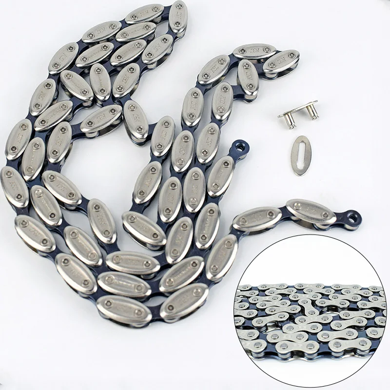 100 Links Bike Chain Fixed Gear Bicycle Single Speed Chain Replacement Steel For Universal Speed System Cycling Accessories
100 Links Bike Chain Fixed Gear Bicycle Single Speed Chain Replacement Steel For Universal Speed System Cycling Accessories