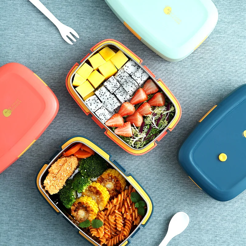 NEW 304 Stainless Steel Lunch Box For Student School Leak-proof Bento Box Camping Picnic Box Storage Container
NEW 304 Stainless Steel Lunch Box For Student School Leak-proof Bento Box Camping Picnic Box Storage Container