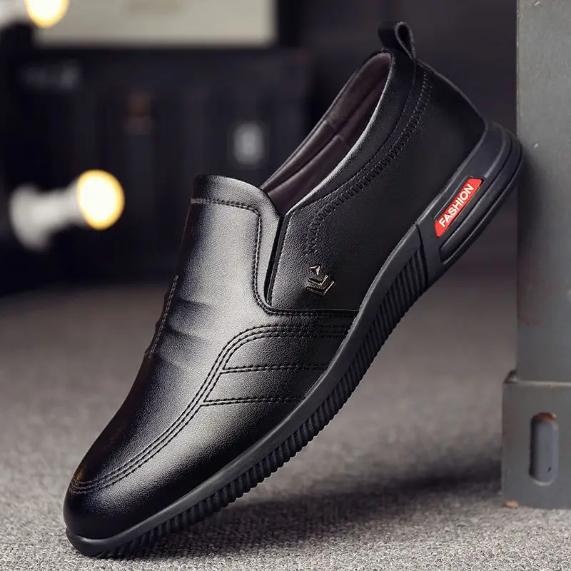 Casual Leather Shoes Men's Leather All-Match Soft Surface Leather Soft Bottom Lazy Shoes Men's Shoes Spring And Autumn Breathabl
Casual Leather Shoes Men's Leather All-Match Soft Surface Leather Soft Bottom Lazy Shoes Men's Shoes Spring And Autumn Breathabl