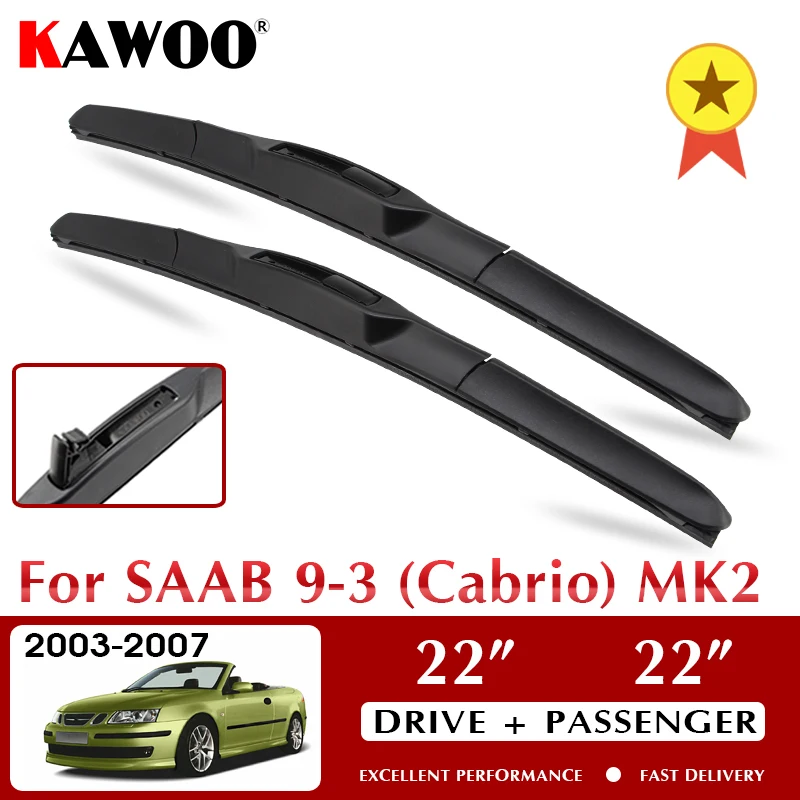 Автомобильные стеклоочистители KAWOO для SAAB 9-3 (Cabrio) MK2 2003-2007 аксессуары для лобового стекла 22 "+ 22" LHD RHD
Автомобильные стеклоочистители KAWOO для SAAB 9-3 (Cabrio) MK2 2003-2007 аксессуары для лобового стекла 22 "+ 22" LHD RHD