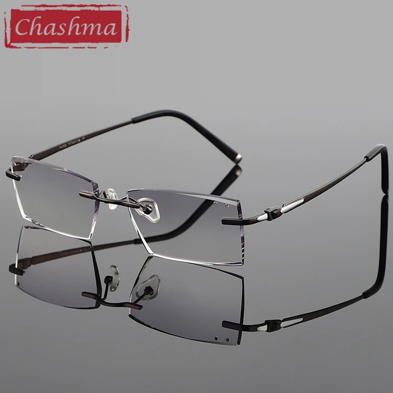 Titanium Prescription Colored Lenses Glasses Men Luxury Tint Lenses Myopia Reading Glasses Diamond Cutting Rimless Frame
Titanium Prescription Colored Lenses Glasses Men Luxury Tint Lenses Myopia Reading Glasses Diamond Cutting Rimless Frame