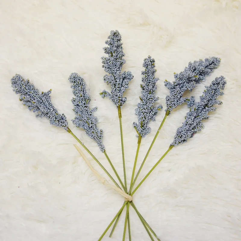 6 Pieces /Bundle PE Lavender Cheap Artificial Flower Wholesale Plant Wall Decoration Bouquet Material Manual Diy Vases for Home
6 Pieces /Bundle PE Lavender Cheap Artificial Flower Wholesale Plant Wall Decoration Bouquet Material Manual Diy Vases for Home