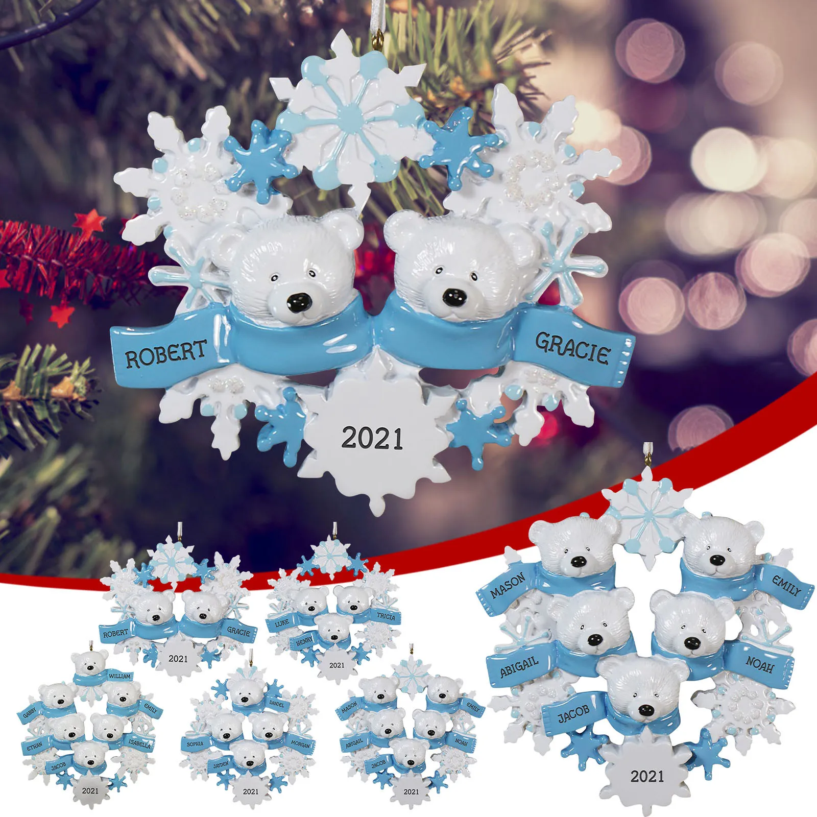 Christmas Tree Hanging Pendant Creative Bear Resin Pendant 2021 Xmas Tree Decor Navidad Ornament Cute Funny Kid Gift Ornaments
Christmas Tree Hanging Pendant Creative Bear Resin Pendant 2021 Xmas Tree Decor Navidad Ornament Cute Funny Kid Gift Ornaments