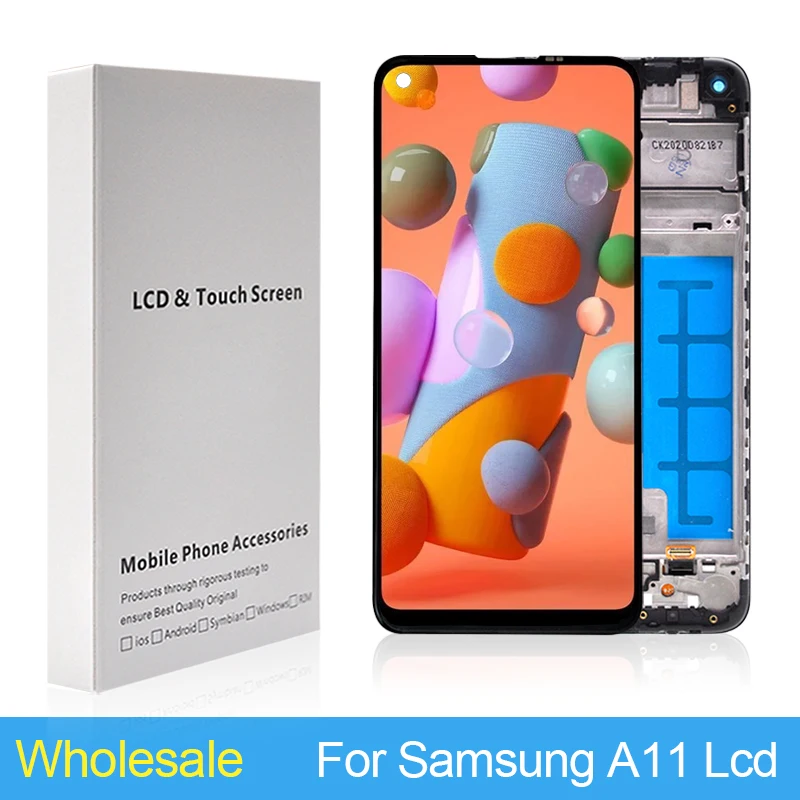 Оригинальный дисплей 6,4 дюйма A115 для Samsung Galaxy A11 ЖК-дисплей с сенсорным экраном дигитайзер A115F A115F/DS в сборе с рамкой
Оригинальный дисплей 6,4 дюйма A115 для Samsung Galaxy A11 ЖК-дисплей с сенсорным экраном дигитайзер A115F A115F/DS в сборе с рамкой