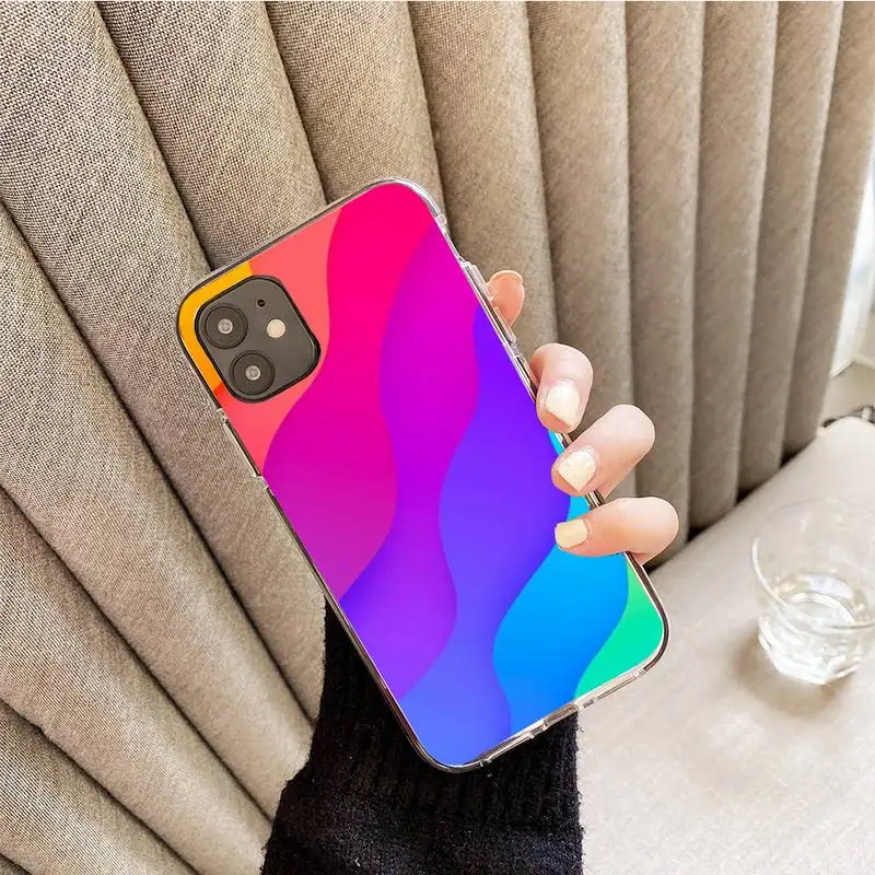 Rainbow Art Phone Case For iphone 7 8 plus x xr xs 11 12 mini pro max transparent nax fundas cover
Rainbow Art Phone Case For iphone 7 8 plus x xr xs 11 12 mini pro max transparent nax fundas cover