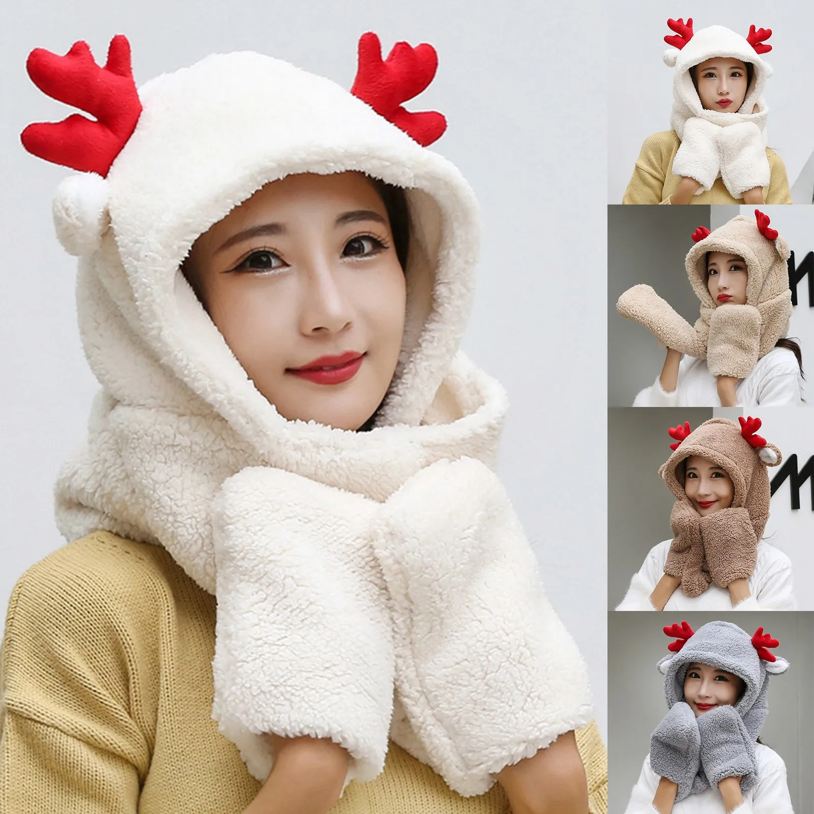 Women Cute Cartoon Fawn Thick Hat Ear Protectors Warm Plush Hat Scarf Gloves Set Warm Plush Hat Scarf Glove Set Fast Shipments
Women Cute Cartoon Fawn Thick Hat Ear Protectors Warm Plush Hat Scarf Gloves Set Warm Plush Hat Scarf Glove Set Fast Shipments