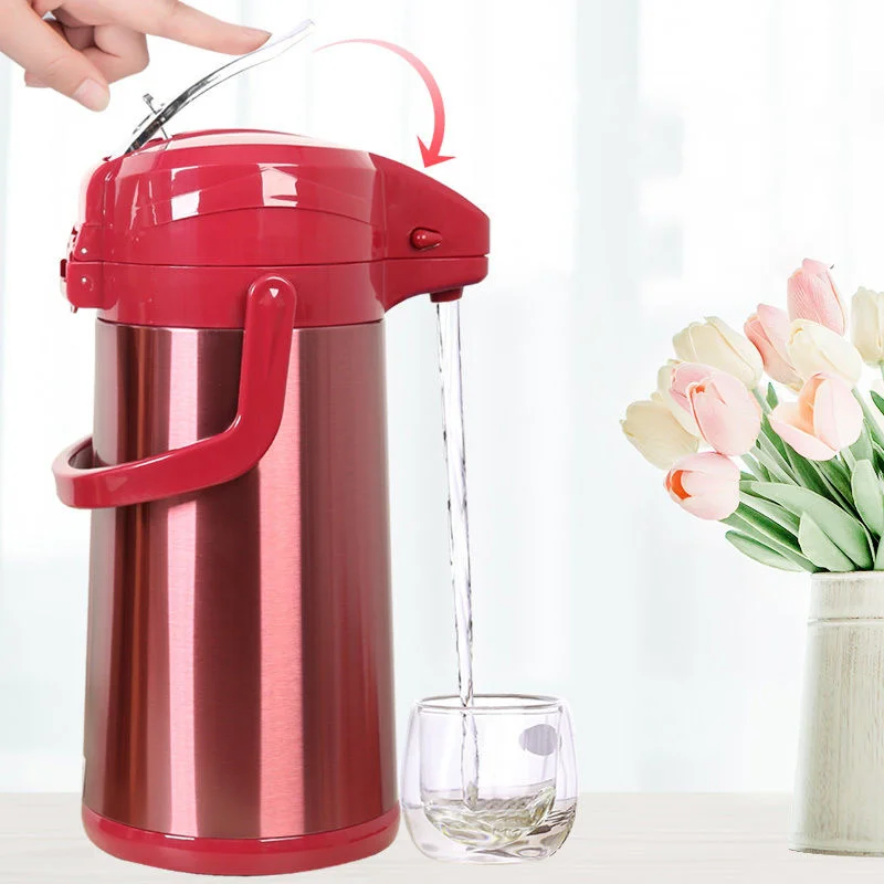 Pneumatic Stainless Steel Thermos Boiling Water Bottle Glass Liner Large Capacity Insulation Pot Pressing Pot Kettle Insulated
Pneumatic Stainless Steel Thermos Boiling Water Bottle Glass Liner Large Capacity Insulation Pot Pressing Pot Kettle Insulated