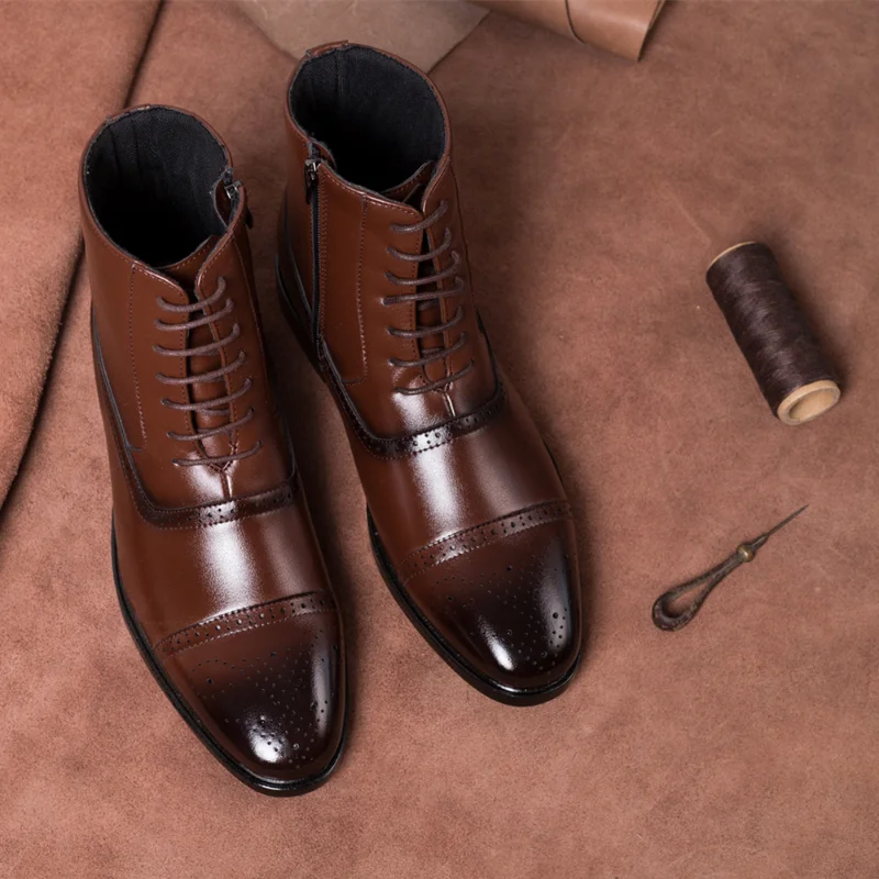 Men's Warm Winter Boots Leather Men's Shoes Lace-up Business Ankle Boots Large Size 2021 New Martin Boots Men's Shoes
Men's Warm Winter Boots Leather Men's Shoes Lace-up Business Ankle Boots Large Size 2021 New Martin Boots Men's Shoes