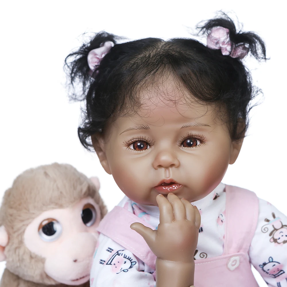 Child Fashion Handmade Reborn Doll Toys Lifelike Baby Doll Reborn Toy Girls Silicone Infant Pacifier Moppet Christmas Gift Decor
Child Fashion Handmade Reborn Doll Toys Lifelike Baby Doll Reborn Toy Girls Silicone Infant Pacifier Moppet Christmas Gift Decor