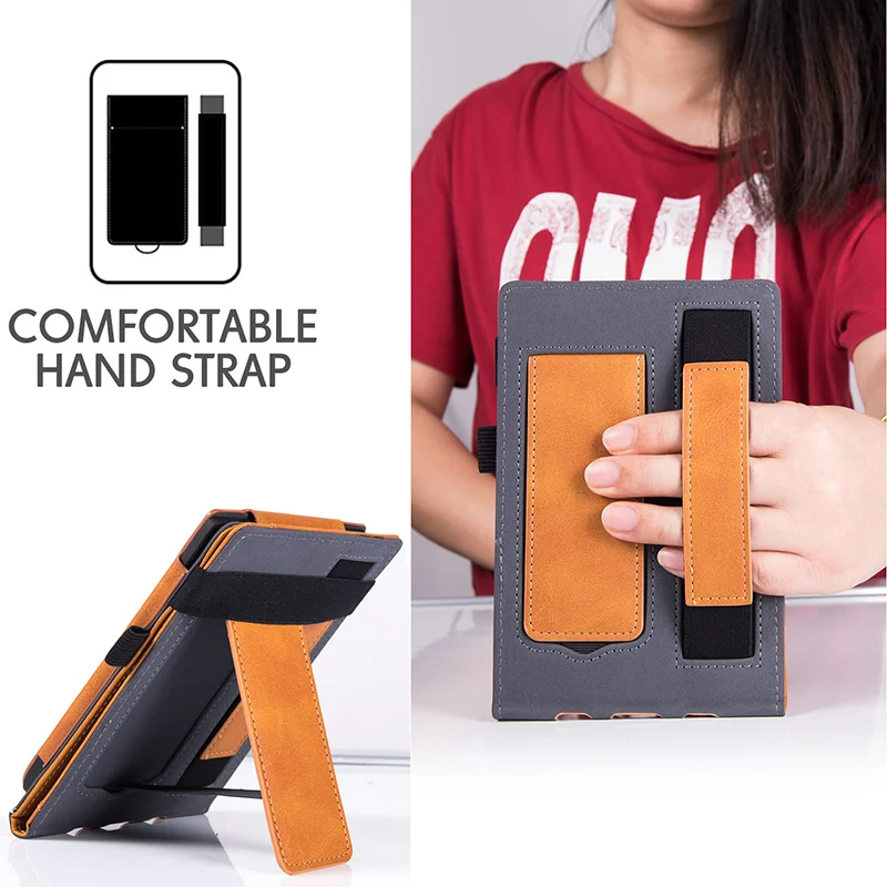 Stand Case for PocketbooknkPaolor eReader - Premium Protective Cover with Hand Strap
Stand Case for PocketbooknkPaolor eReader - Premium Protective Cover with Hand Strap