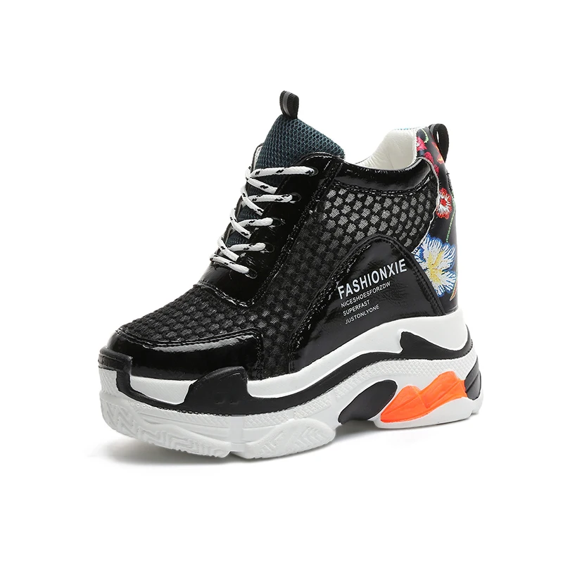 2021 Sneakers Women Casual White Shoes 12CM Fashion Height Increasing Thick Bottom Summer Platform Mesh Woman Chunky Sneakers
2021 Sneakers Women Casual White Shoes 12CM Fashion Height Increasing Thick Bottom Summer Platform Mesh Woman Chunky Sneakers