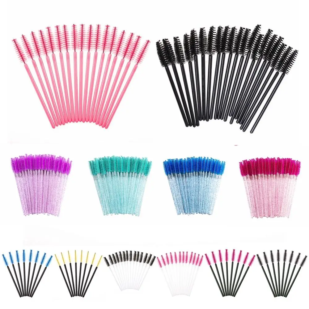 5/10/50pcs Luxury Crystal Eyelash Brushes Plastic Disposable Makeup Eyelash Brushes Mascara Wands Brush Applicator Set
5/10/50pcs Luxury Crystal Eyelash Brushes Plastic Disposable Makeup Eyelash Brushes Mascara Wands Brush Applicator Set
